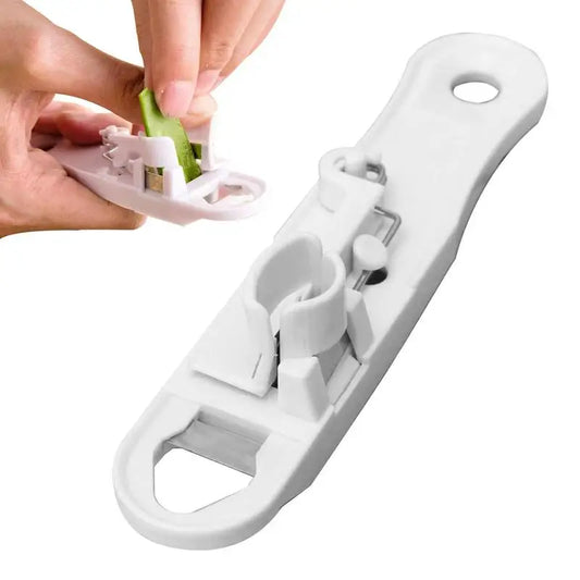 Green Bean Slicer Portable Cutter For Green Bean Vegetable Cutter Bean Shredder Slicer Remover Peeler Runner White Kitchen