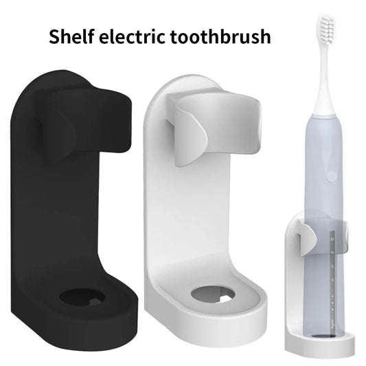 New Hot Sale1PC Toothbrush Stand Rack Organizer Electric Toothbrush Wall-Mounted Holder Space Saving Bathroom Accessories