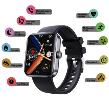 F57L sports wristband heart rate blood pressure monitoring body temperature information push Bluetooth smart watch - Image 3