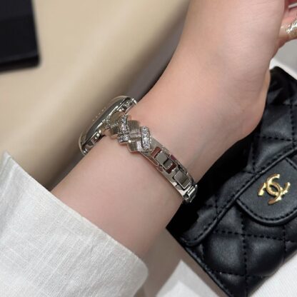 Wheat Spike Diamond-Encrusted Metal Starlight Watch Band for Apple Watch Female - Image 5