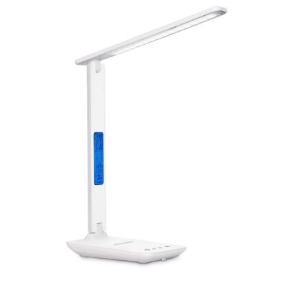 Folding alarm clock, time display, learning, reading, business, office, adjustable light, eye protection desk lamp - Image 5