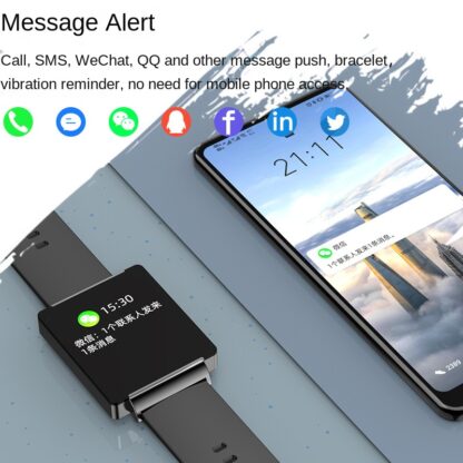 Smart Watch Heart Rate Blood Pressure Temperature Sleep Monitoring Smart Sports Watch NFC Access Control Wristband - Image 4