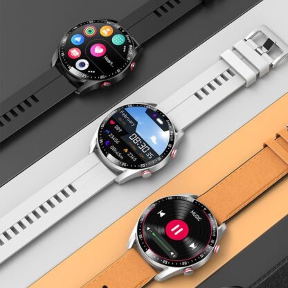 HW20 Smart Watch ECG+PPG Business Stainless Steel Strap 1.46 Large Screen Bluetooth Call Smart Watch - Image 3