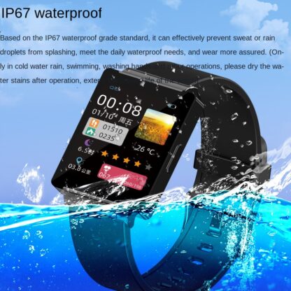 Smart Watch Heart Rate Blood Pressure Temperature Sleep Monitoring Smart Sports Watch NFC Access Control Wristband - Image 2