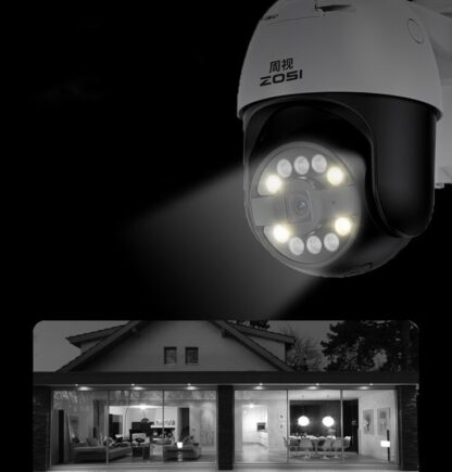 Outdoor panoramic 4K high-definition camera monitoring home network security outdoor waterproof monitor 360 night vision - Image 5