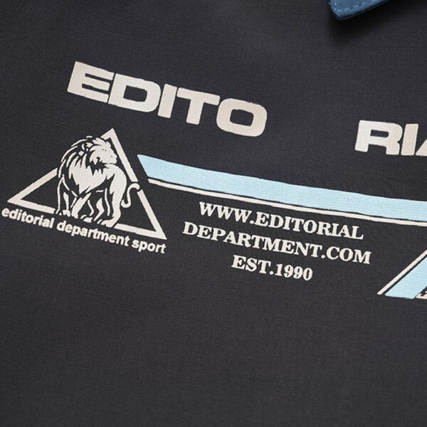 Letter printed workwear jacket