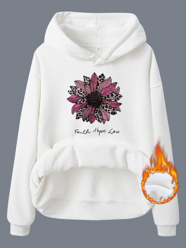 Sweatshirt with Faith tbpe low