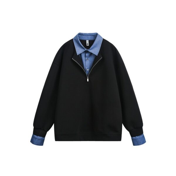 Loose Stand Collar Hoodie Men's  Spring Jacket with Original