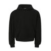 Loose fitting hooded sweatshirt
