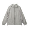 Splicing mesh breathable loose jacket