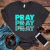 Christian Faith T-Shirt Pray on Vintage Clothes Religious