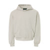 Loose fitting hooded sweatshirt