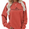 Round neck Faith Can Move Mountains printed hoodie