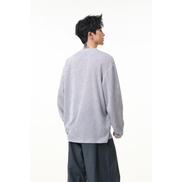 Henley Neck  Casual Versatile Pullover Long Sleeve Shirt