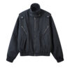 Zipper decoration lapel jacket