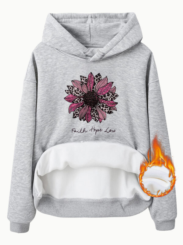Sweatshirt with Faith tbpe low