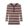 French minimalist striped knitted sweater
