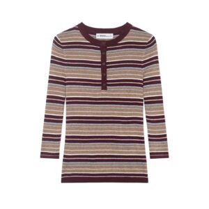 French minimalist striped knitted sweater