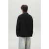 Loose Turn-down Collar Hoodie Men's Faux Two-piece Long Sleeve T-shirt