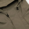 Splicing loose hooded jacket