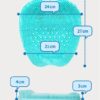 Pregnant Women Without Bend Over Shower Foot Massager Scrubber Cleaner Washing Massage Tools Pad Mat Elderly Feet Cleaning Brush