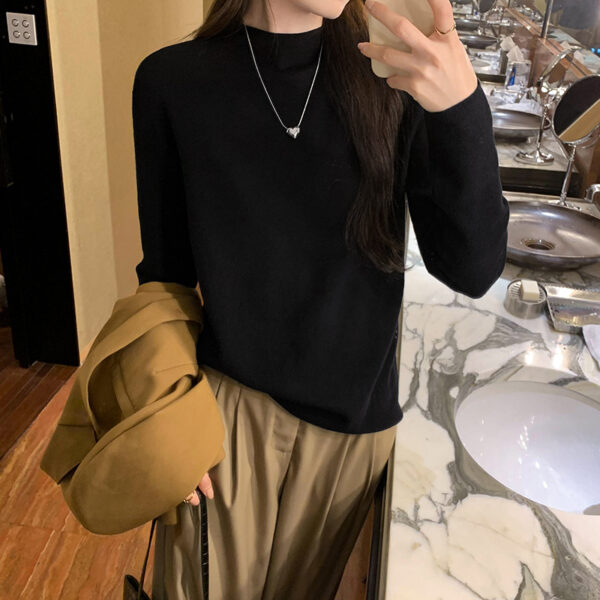 Knitted women's loose and lazy small fragrance base sweater