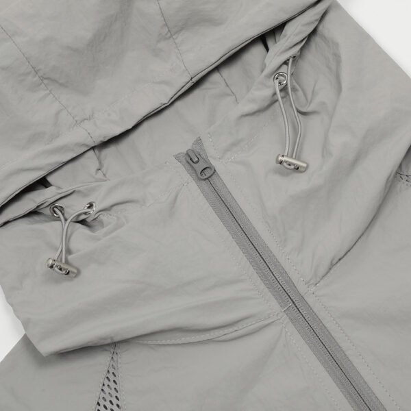 Splicing mesh breathable loose jacket