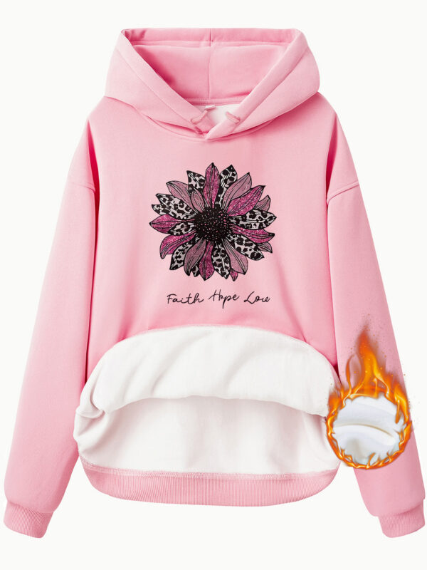 Sweatshirt with Faith tbpe low