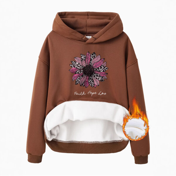 Sweatshirt with Faith tbpe low