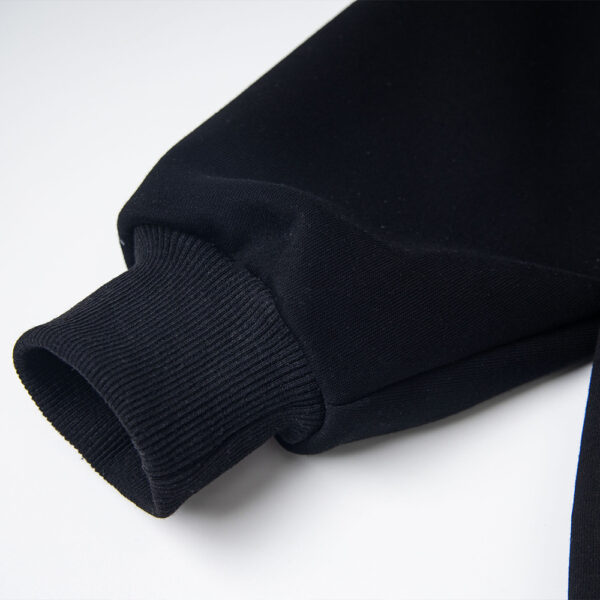 Cross hooded cardigan sweatshirt