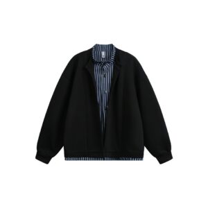 Stand-up Collar Hoodie  Youth Campus versatile Outerwear Top