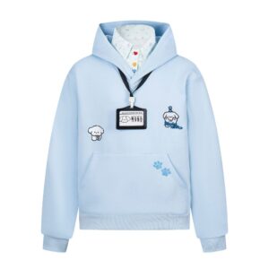 Fake two hooded sweatshirts