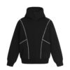 High necked hooded jacket