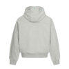 Hooded cardigan sweatshirt
