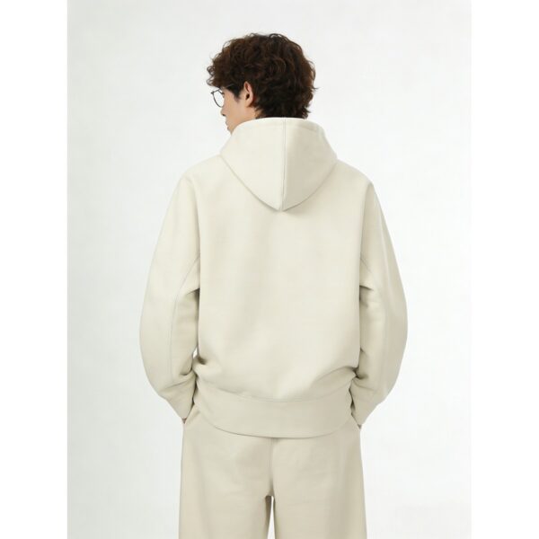 Loose Hoodie Simple Design  Sweatshirt with Hood Spring Hooded Jacket