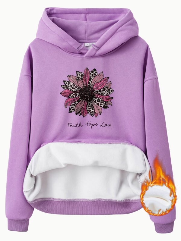 Sweatshirt with Faith tbpe low