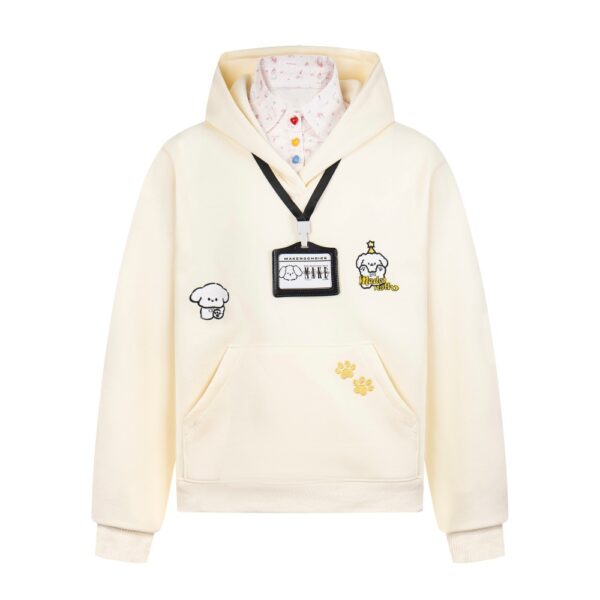 Fake two hooded sweatshirts