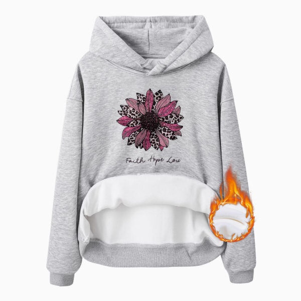 Sweatshirt with Faith tbpe low