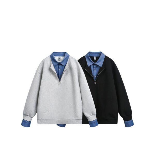 Loose Stand Collar Hoodie Men's  Spring Jacket with Original