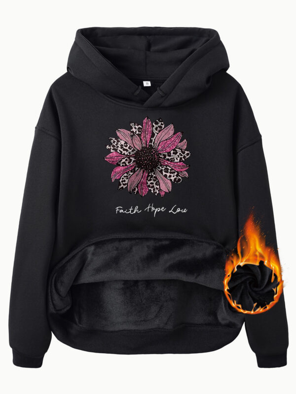 Sweatshirt with Faith tbpe low
