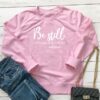 Be Still And Know That I Am God Pslam 46:10 Sweatshirts Unisex Women Religious Christian Hoodies Vintage Jesus Faith Pullovers