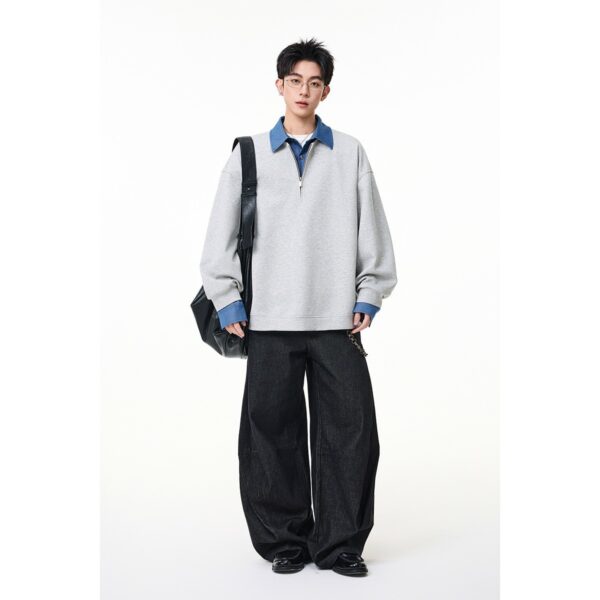 Loose Stand Collar Hoodie Men's  Spring Jacket with Original