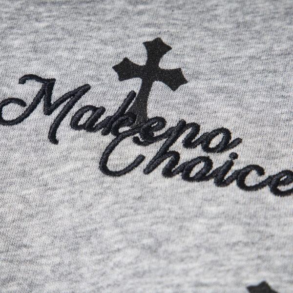 Full printed cross hooded jacket