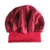 1pc Adjust Solid Satin Bonnet Hair Styling Cap Long Hair Care Women Night Sleep Hat Silk Head Wrap Shower Cap Hair Styling Tools